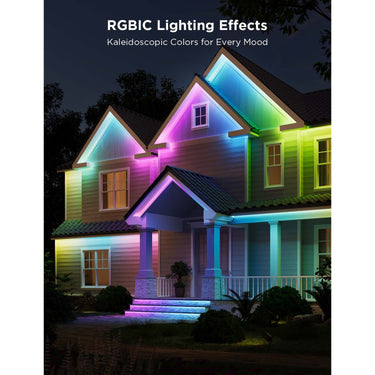 Govee slimme buiten ledstrip - 10 meter ip65 - rgbicww - app-bediening - alexa google