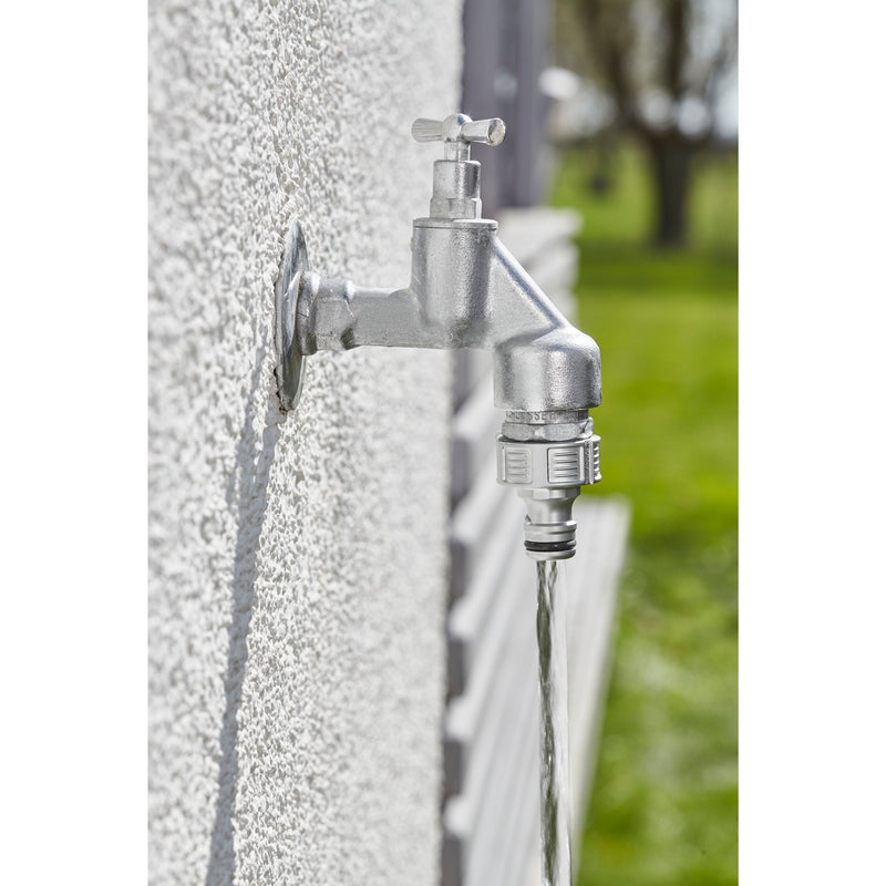Load image into Gallery viewer, Gardena premium kraanstuk 21 mm (g 1 2 ) (zilver, 18240-20)
