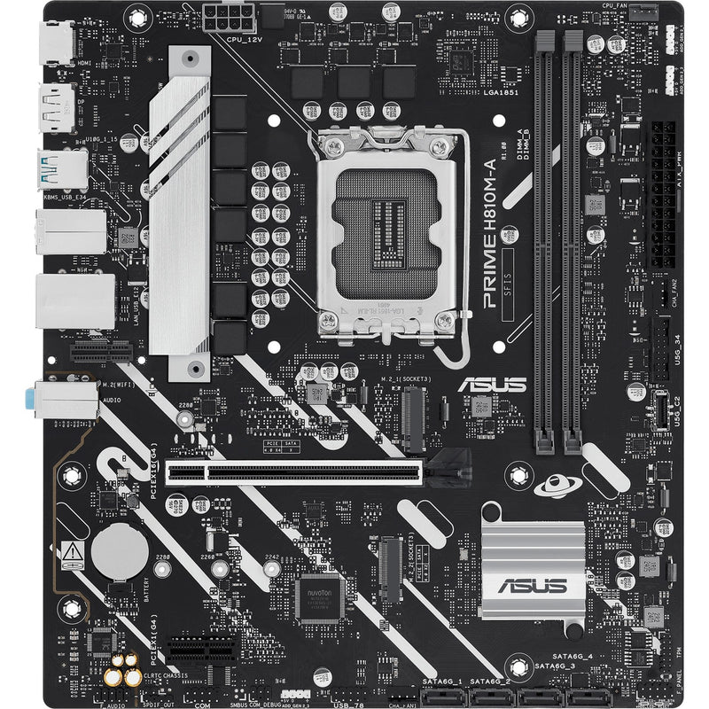 Load image into Gallery viewer, Asus prime h810m-a-csm socket 1851 moederbord (raid, gb-lan, sound, µatx)
