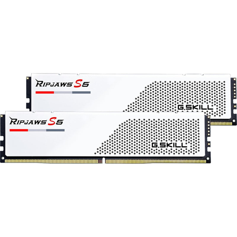 Load image into Gallery viewer, G.skill ripjaws s5 32 gb ddr5-5600 (2x 16 gb) werkgeheugen (wit, f5-5600j4040c16gx2-rs5w, xmp 3.0)
