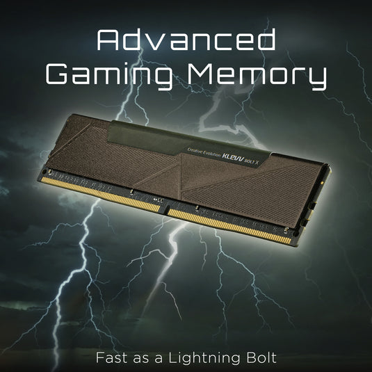 Klevv 16 gb ddr4-3200 (2x 8 gb) kit werkgeheugen (zwart, kd48gu880-32a160u, bolt x, xmp 2.0)