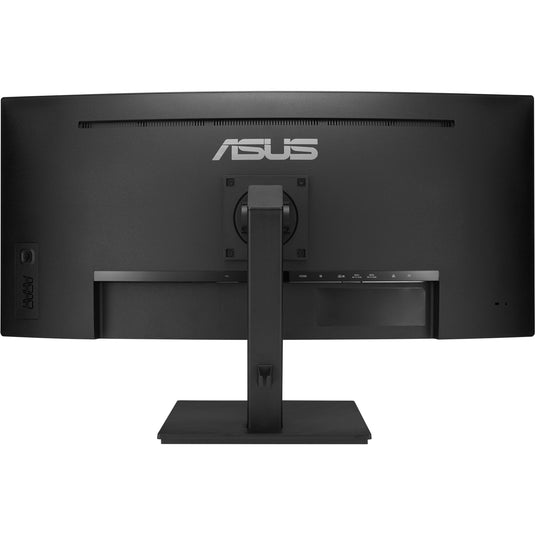 Asus va34vcpsr 34 curved ultrawide monitor (zwart, 100 hz, hdmi, displayport, audio, lan, usb-c)