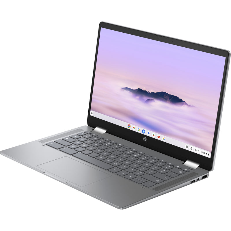 Load image into Gallery viewer, Hp chromebook x360 14b-cd0075nd (a12m4ea) 14 2-in-1 laptop (zilver | core i3-n305 | uhd graphics | 8 gb | 256 gb ufs | touch)
