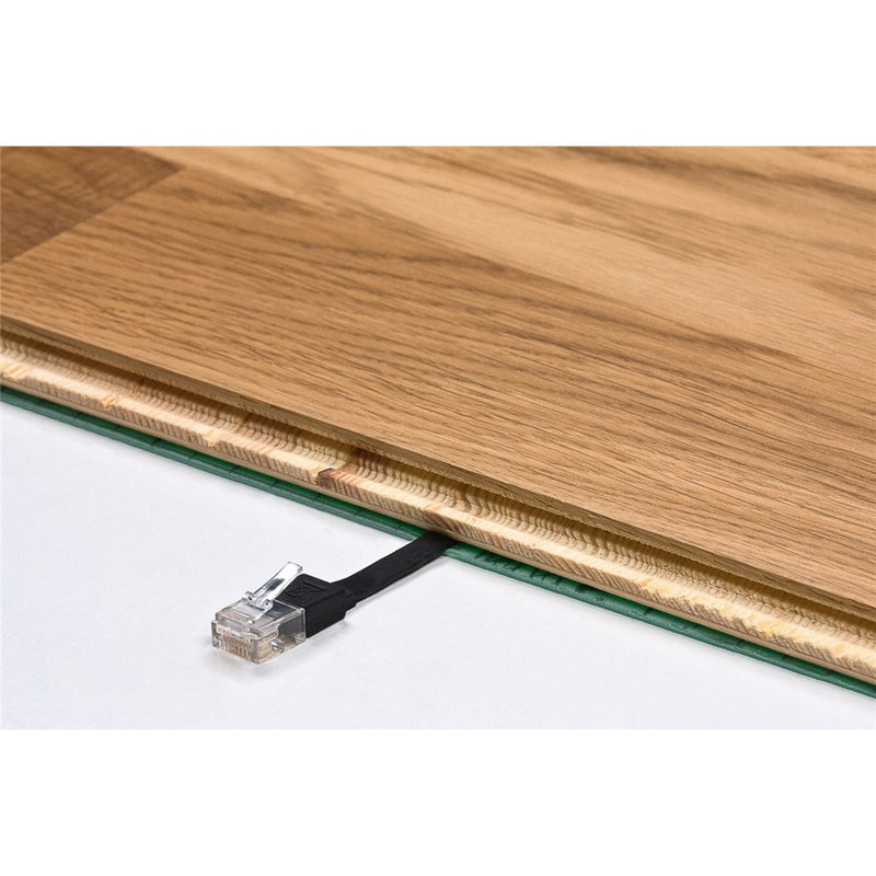 Load image into Gallery viewer, Goobay cat 6a u utp platte kabel (zwart, 20 meter)
