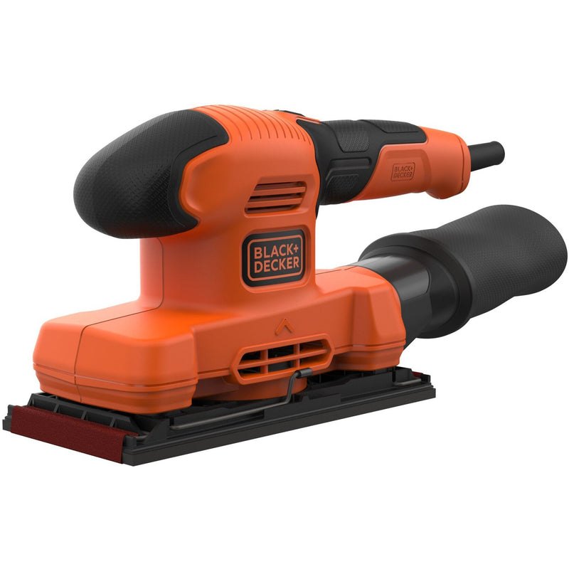 Load image into Gallery viewer, Black+decker 150w 1 3 vel vlakschuurmachine bew220-qs (oranje zwart)
