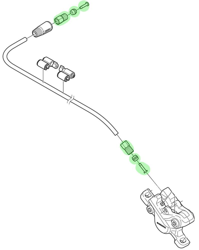 Load image into Gallery viewer, Shimano tube joint kit for sm-bh59-a
