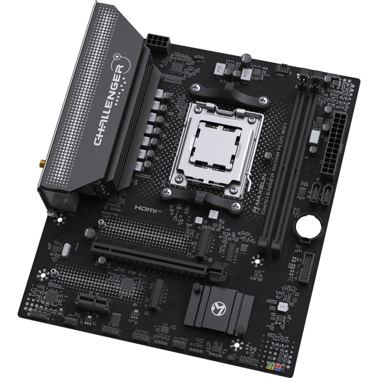 Maxsun ms-challenger b850m plus wifi socket am5 moederbord (zwart, raid, gb-lan, wlan, bt, sound, µatx)