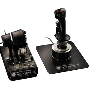 Thrustmaster hotas warthog joystick en throttle gaming hotas (zwart zilver, pc)