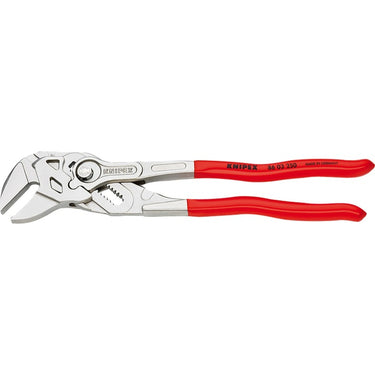 Knipex 86 03 250 sleuteltang - 250 mm - verchroomd - sleutelwijdte tot 52 mm 2 inch - kunststof bekleed