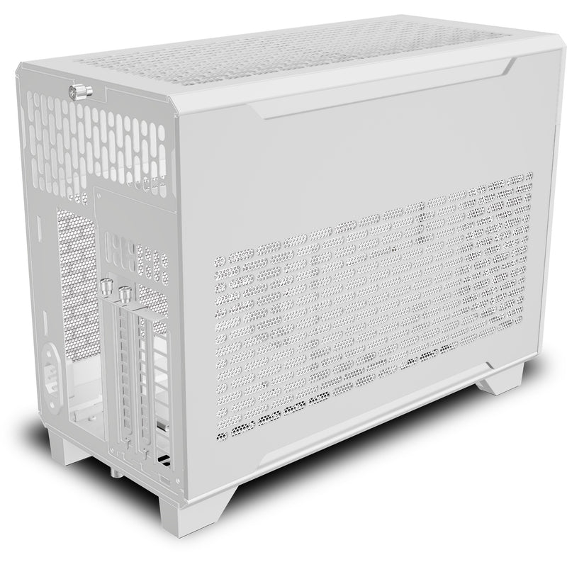 Load image into Gallery viewer, Thermaltake tr100 snow mini tower behuizing (wit | 2x usb-a | 1x usb-c)
