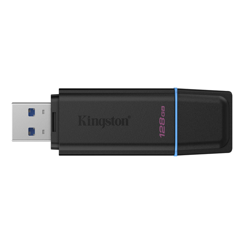 Afbeelding laden in galerijviewer, Kingston datatraveler exodia 128 gb usb-stick (zwart blauw, usb-a 3.2 gen 1 (5 gbit s))
