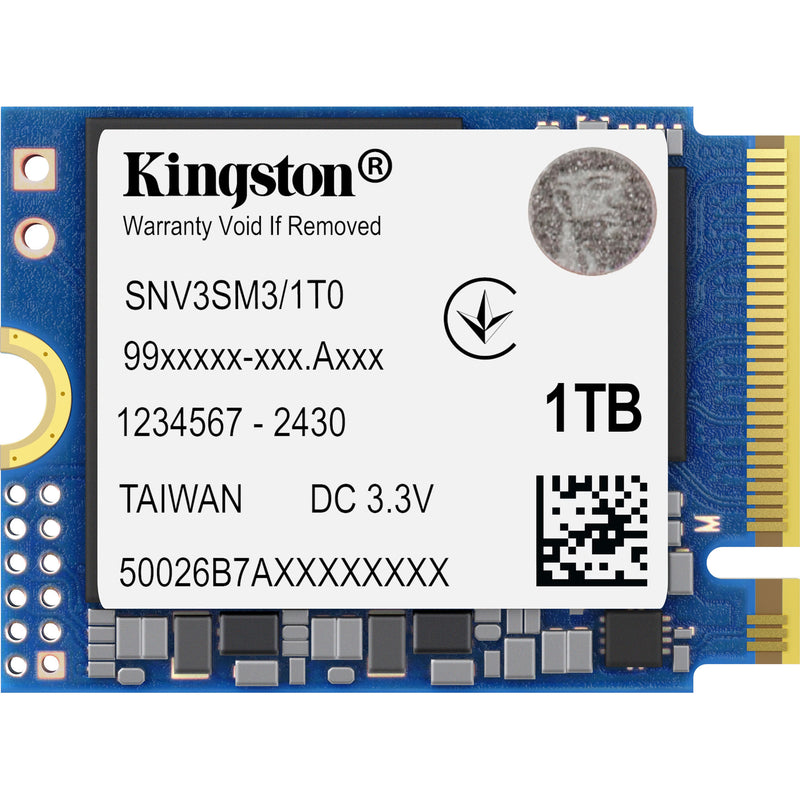 Load image into Gallery viewer, Kingston nv3 1 tb ssd (pcie 4.0 x4, nvme, m.2 2230)
