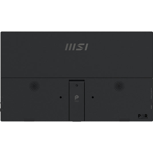 Msi pro mp165 e6 15.6 monitor (zwart, hdmi, 2x usb-c)