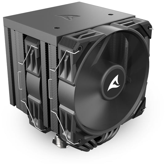Sharkoon a60 cpu-koeler (zwart, 4-pins pwm fan-connector)