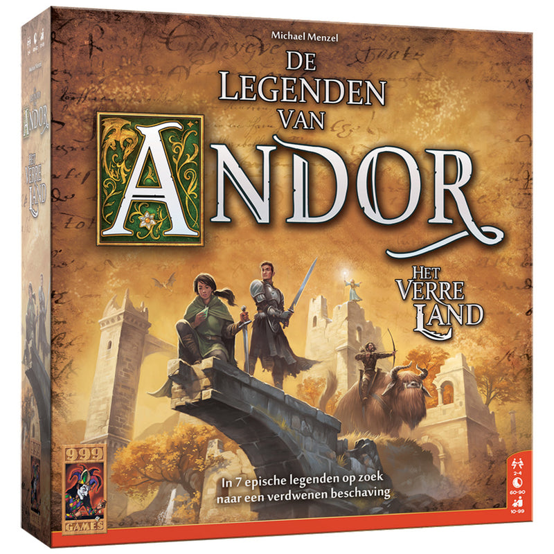 Chargez l'image dans la visionneuse de la galerie, 999games 999 games de legenden van andor: het verre land bordspel (nederlands, 2 - 4 spelers, 60 - 90 minuten, vanaf 10 jaar)
