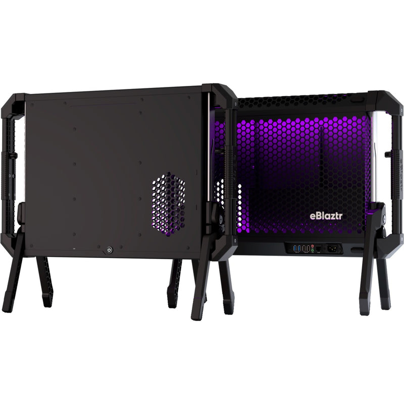 Laden Sie das Bild in Galerie -Viewer, Eblaztr pc-case desktop behuizing (zwart (mat))
