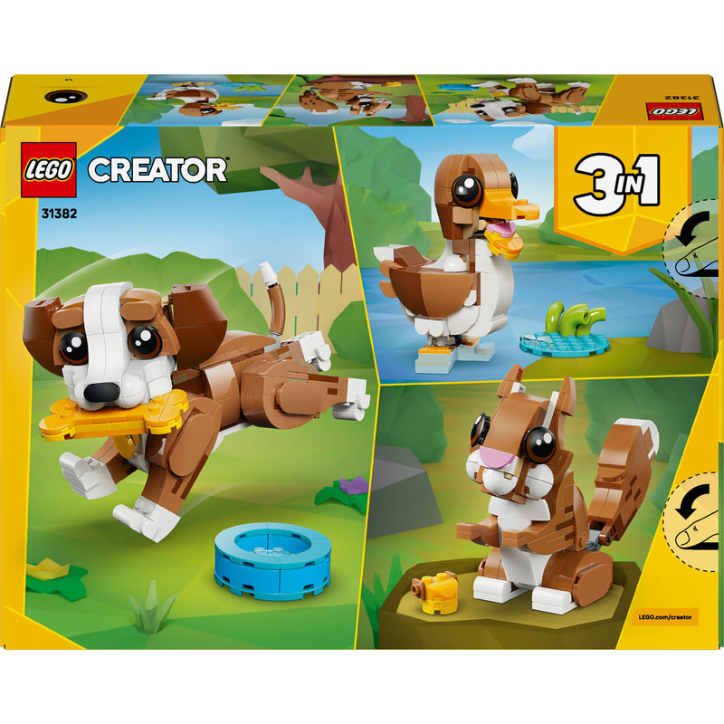 Load image into Gallery viewer, Lego schattige dieren: speelse puppy constructiespeelgoed (31382)
