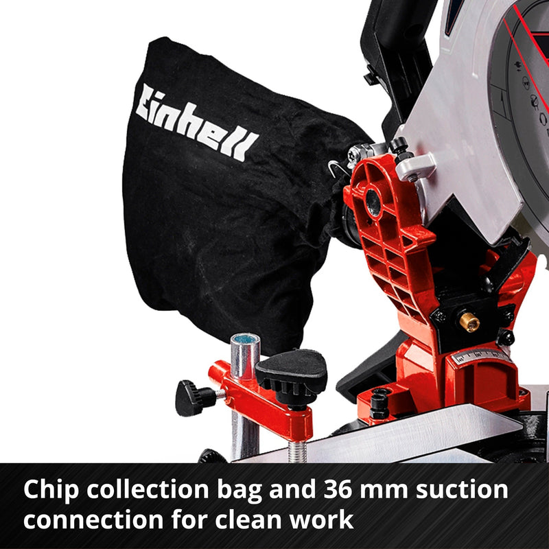 Load image into Gallery viewer, Einhell accu kap verstekzaag te-ms 18 210 li-solo afkort- en verstekzaag (rood zwart, accu en oplader niet inbegrepen)
