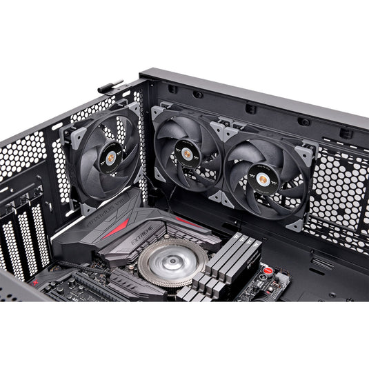Thermaltake swafan gt12 pc cooling fan tt premium edition case fan (120 x 120 x 25 mm, pwm)