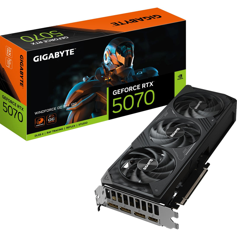 Afbeelding laden in galerijviewer, Gigabyte geforce rtx 5070 windforce oc sff 12g grafische kaart (3x displayport, 1x hdmi)
