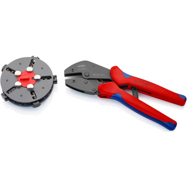 Knipex multicrimp krimptang 973302 (rood blauw)