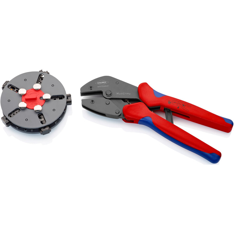 Load image into Gallery viewer, Knipex multicrimp krimptang 973302 (rood blauw)
