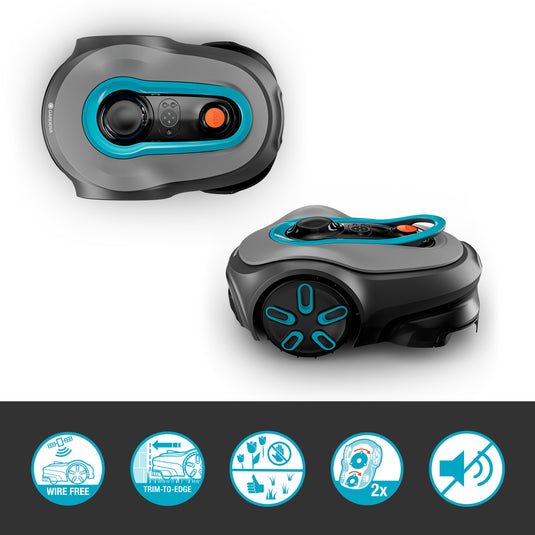 Gardena smart sileno free 1200, grensdraadvrije* slimme robotmaaier