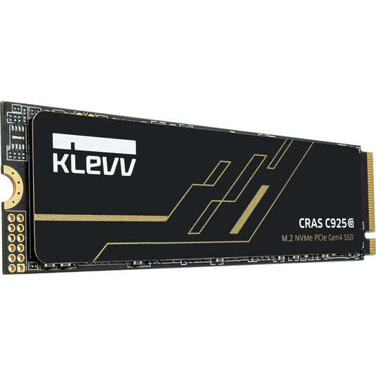 Klevv cras c925g 1 tb ssd (zwart, k01tbm2sp0-25g, pcie gen 4.0 x4, nvme 2.0)