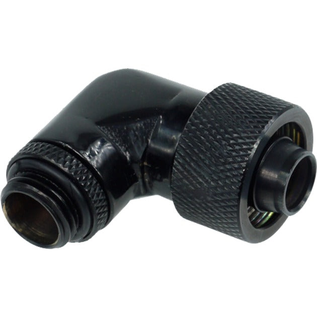 Load image into Gallery viewer, Alphacool 16 10 compression fitting 90° draaibaar g1 4 verbinding (zwart)
