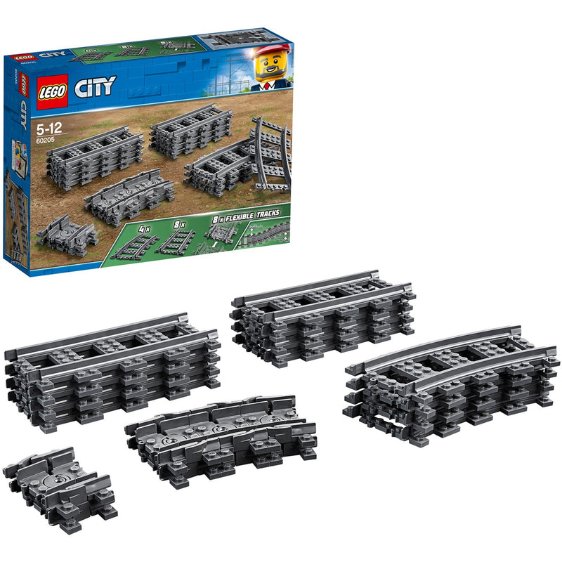 Afbeelding laden in galerijviewer, Lego city treinrails 60205
