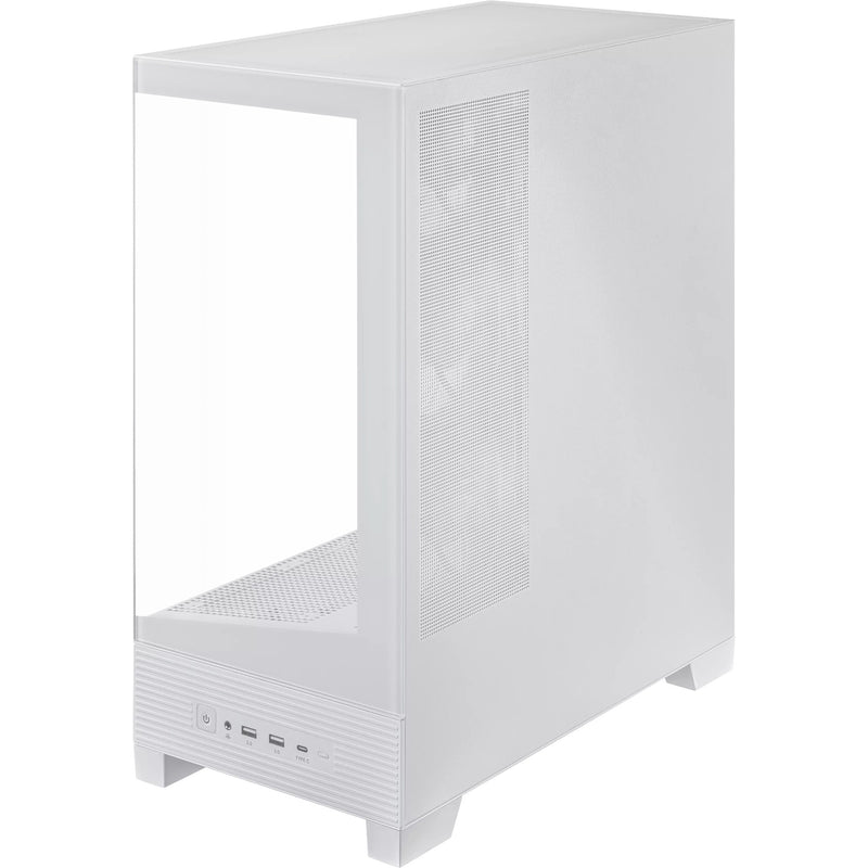Load image into Gallery viewer, Asus a31 plus midi tower behuizing (wit | 2x usb-a | 2x usb-c | tempered glass)
