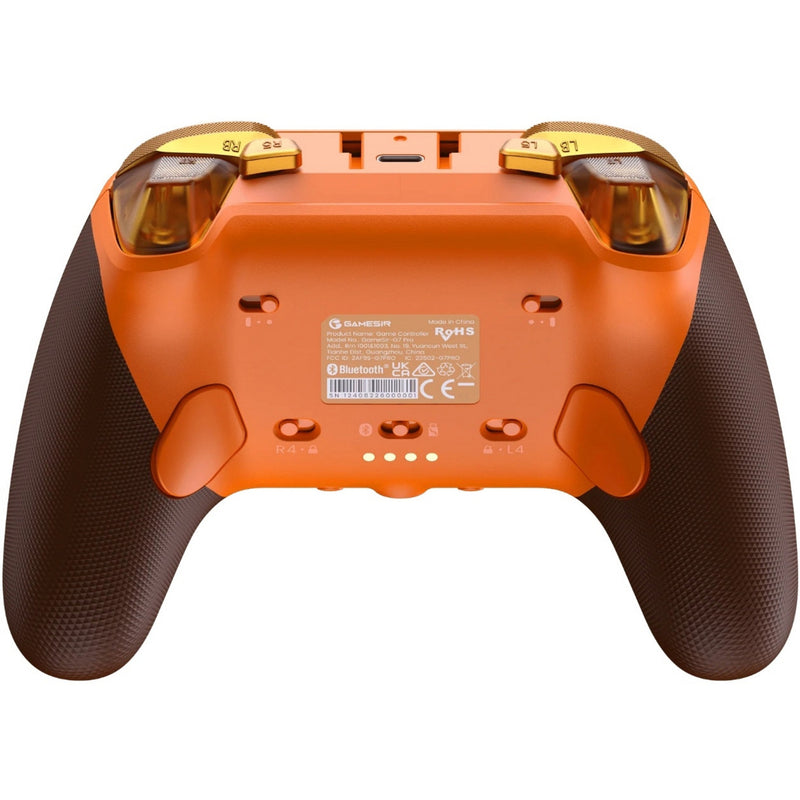 Chargez l'image dans la visionneuse de la galerie, Gamesir g7 pro he tri-mode wireless controller - amber flame (oranje, usb 2,4 ghz bluetooth, xbox series x|s, xbox one, pc, android)
