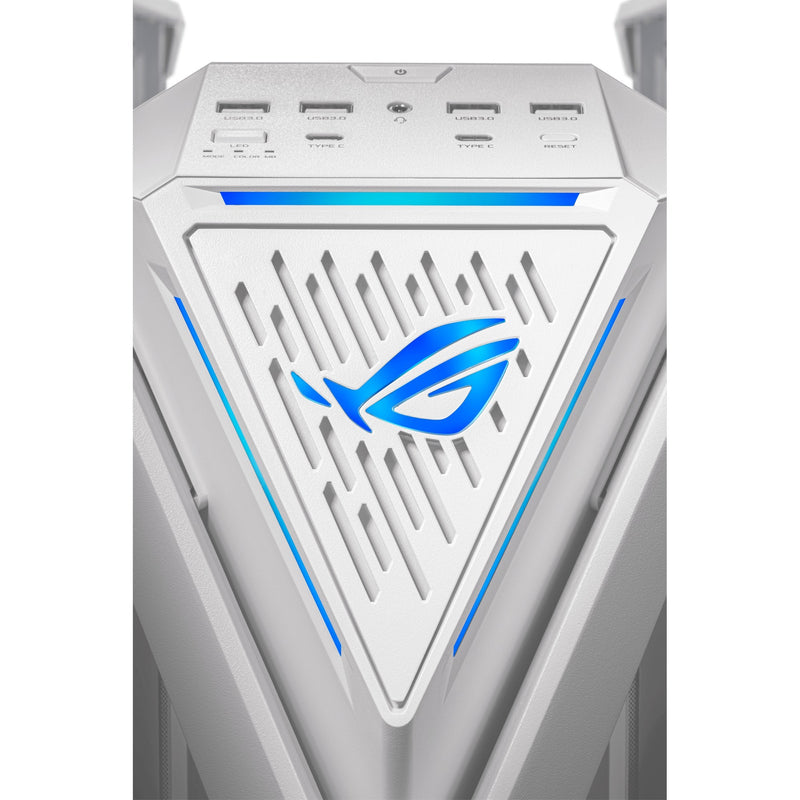 Load image into Gallery viewer, Asus rog hyperion gr701 big tower behuizing (wit | 4x usb-a | 2x usb-c | rgb | tempered glass)
