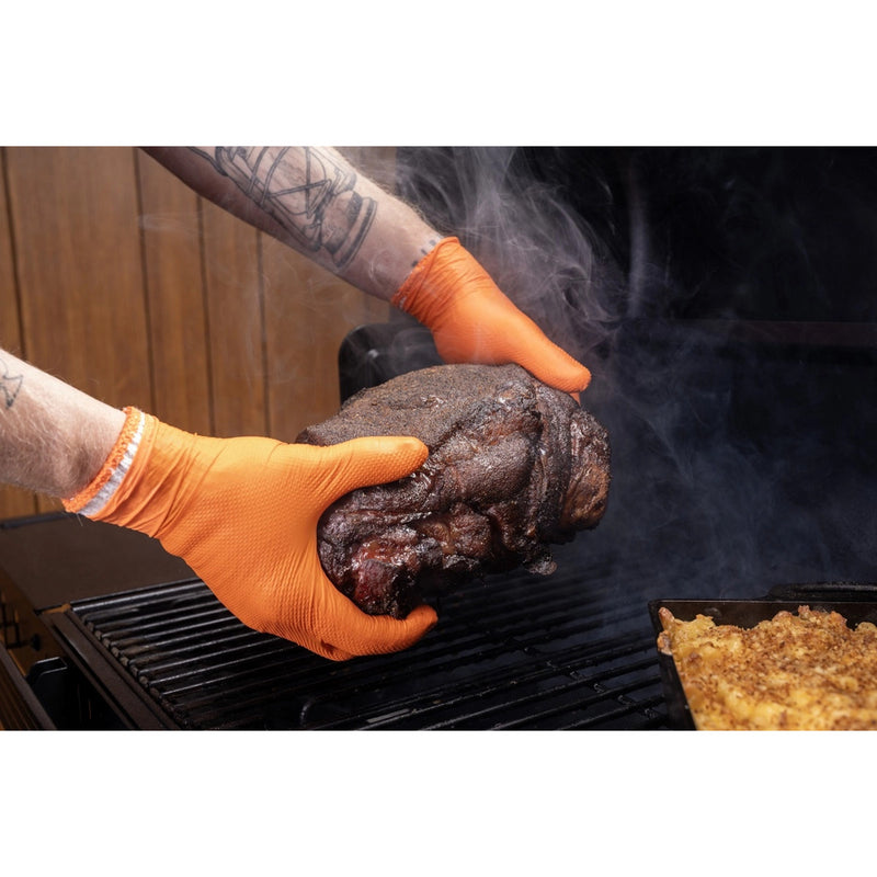 Load image into Gallery viewer, Traeger bbq prep serve gloves handschoen (oranje)
