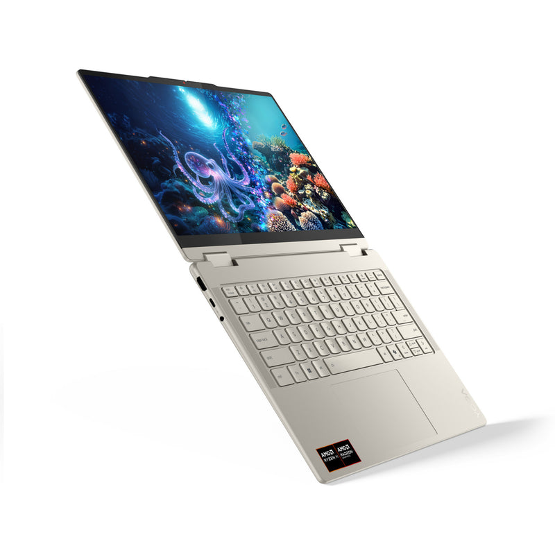 Load image into Gallery viewer, Lenovo yoga 7 2-in-1 14akp10 (83jr00atmh) 14 copilot+ laptop (aluminium | ryzen ai 7 350 | radeon 860m graphics | 16 gb | 512 gb ssd | touch)
