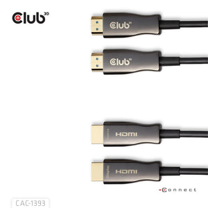 Club 3d hdmi hybride aoc kabel (zwart, 50 meter)