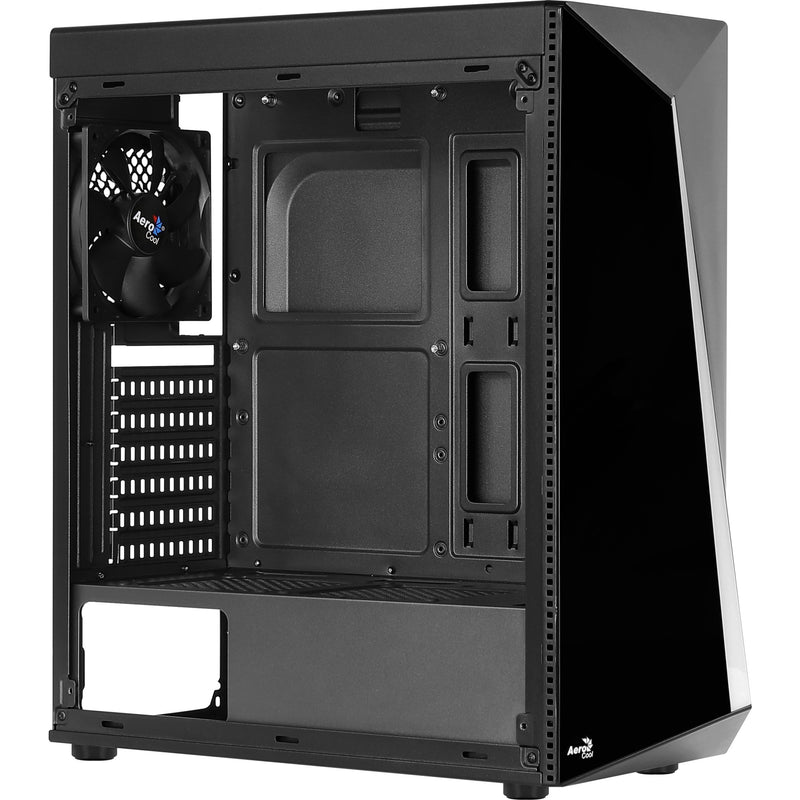 Load image into Gallery viewer, Aerocool shard midi tower behuizing (zwart | 3x usb-a | rgb | window)

