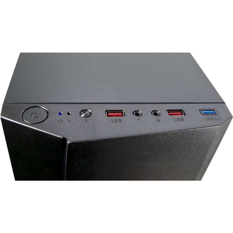Load image into Gallery viewer, Inter-tech b-02 rgb midi tower behuizing (zwart | 3x usb-a | rgb | window)
