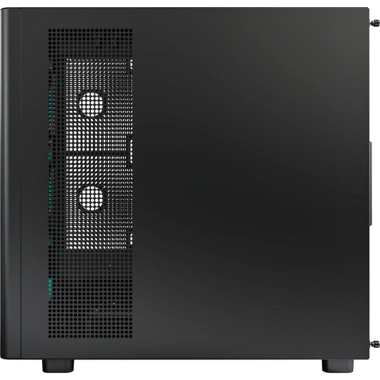 Montech xr wood midi tower behuizing (zwart | 1x usb-a | 1x usb-c | rgb | window)