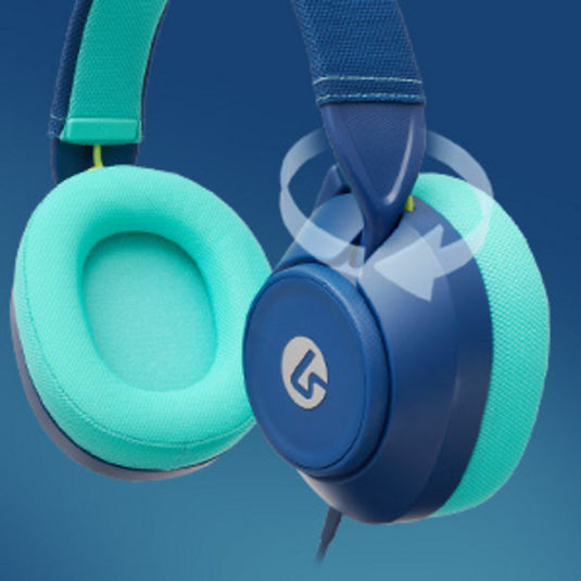 Powera lucidsound ls10x gen 2 bedrade gamingheadset - mariner blue over-ear gaming headset (donkerblauw lichtblauw, xbox series x|s, xbox one, pc)