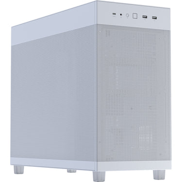 Asus prime ap303 - mesh panel midi tower behuizing (wit | 2x usb-a | 1x usb-c)