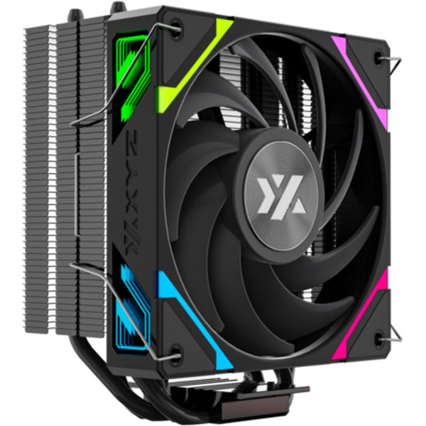 Laden Sie das Bild in Galerie -Viewer, Xyz pc gear thermax 4 rgb cpu-koeler (zwart, argb, pwm)

