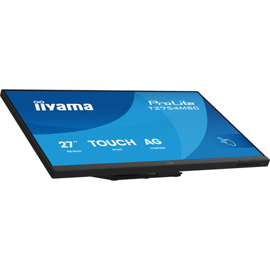 Iiyama prolite t2754msc-b2ag 27 touchscreen monitor (zwart (mat), touch, vga, hdmi, audio, usb)