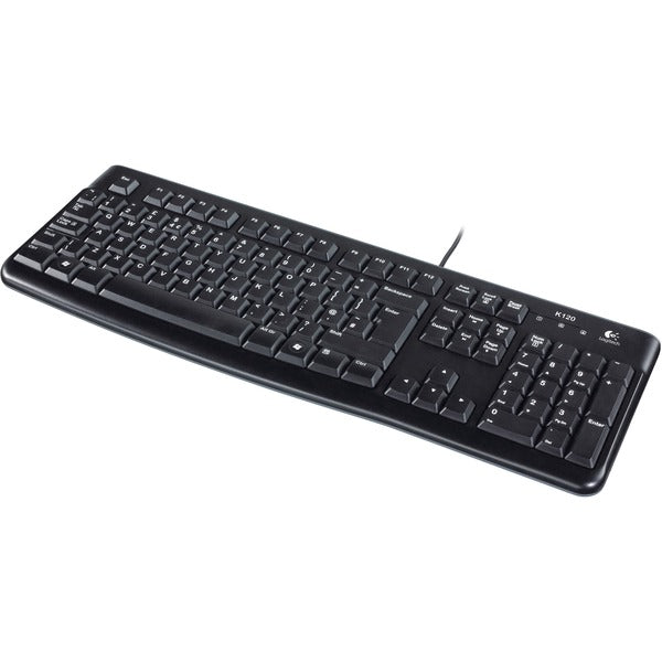 Load image into Gallery viewer, Logitech keyboard k120 for business (us-international lay-out (qwerty), rubberdome)
