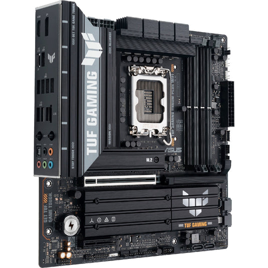 Asus tuf gaming b860m-plus wifi socket 1851 moederbord (2.5 gb-lan, wi-fi 7, bt, sound, µatx)