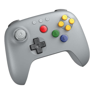 8bitdo 64 bluetooth controller (grijs, bluetooth 5.0 usb, switch, switch 2, pc, android)