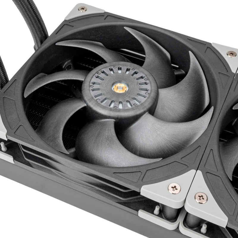 Afbeelding laden in galerijviewer, Silverstone xe420 waterkoeling (zwart zilver)

