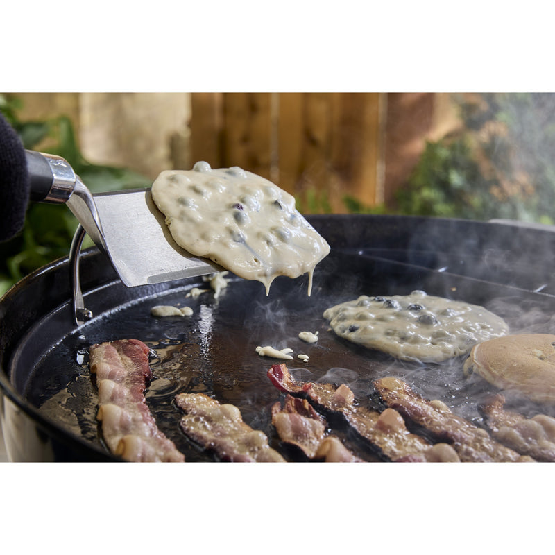 Load image into Gallery viewer, Weber full-size plancha - voor houtskoolbarbecues 57 cm grillplaat (zwart)
