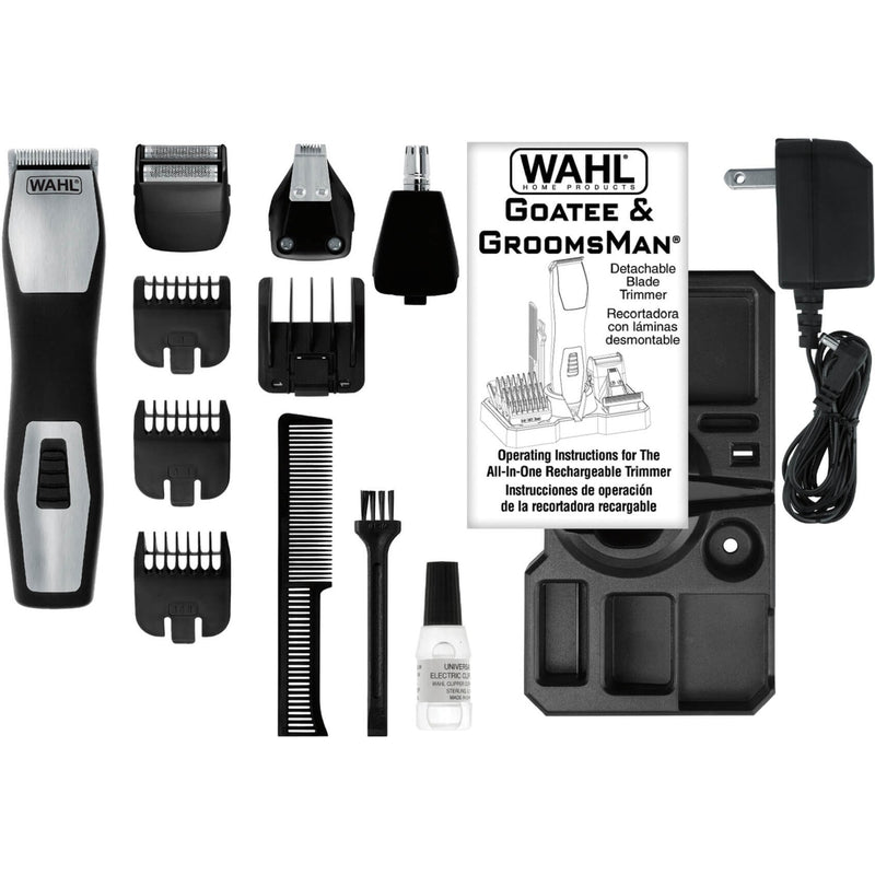 Afbeelding laden in galerijviewer, Wahl home products groomsman pro baardtrimmer (zwart zilver)
