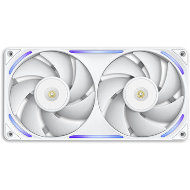Nzxt f240x rgb case fans (wit, 2 stuks, 240 x 120 x 30 mm, pwm)